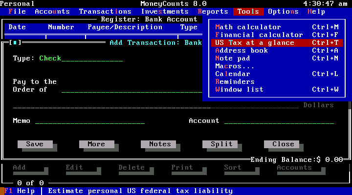 MoneyCounts 8.0 - Edit